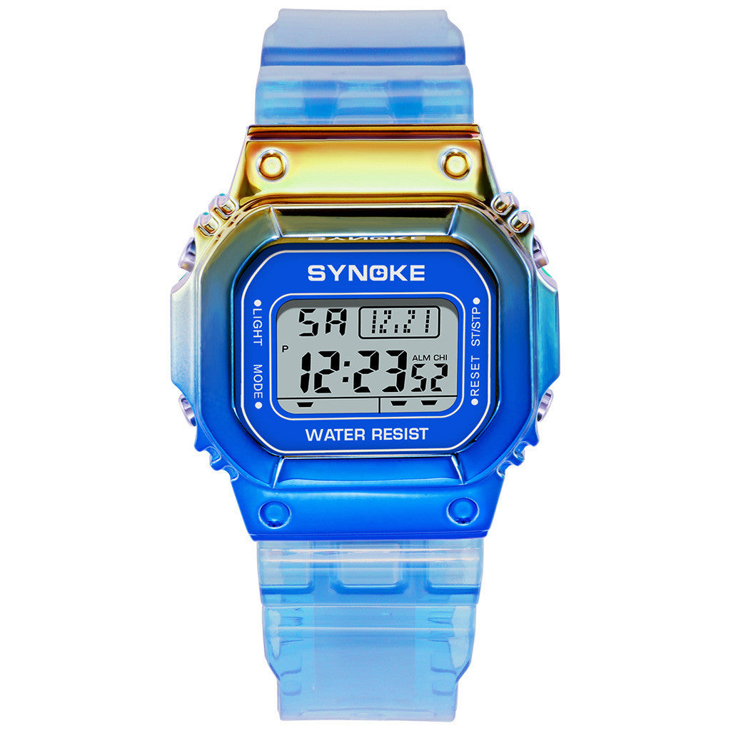SYNOKE Colorful Chameleon Electronic Watch