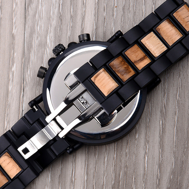 DODO DEER Amazon Explosion Wood Watch Men's Multifunctional Watch Laser Custom Cross-border Hot Sale