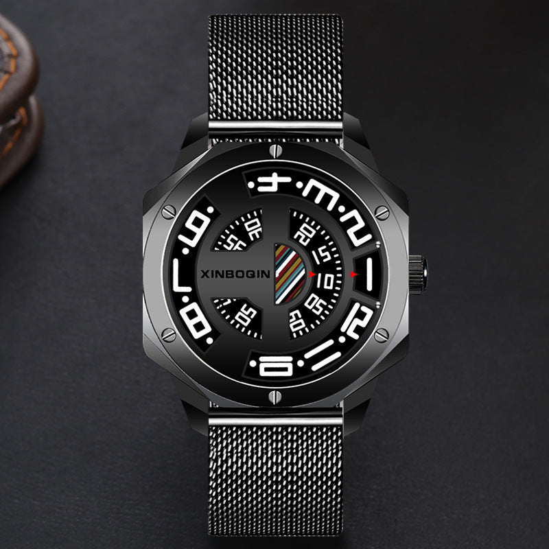 No Pointer Waterproof Creative Quartz Watch