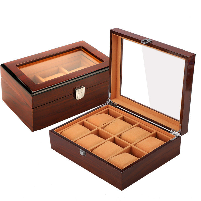 Multi-Position High-End Wooden Watch Box
