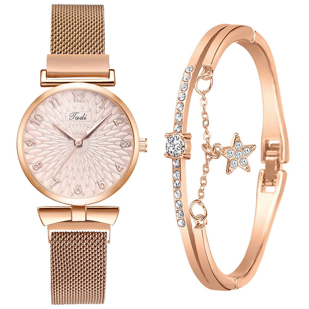 Mesh Strap Watch Magnet Watch