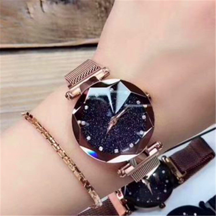 Diamond watch bracelet Alloy Band Universal Watch tar watch