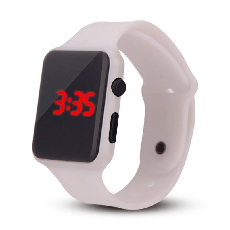 Compatible with Apple, LED kids square watch