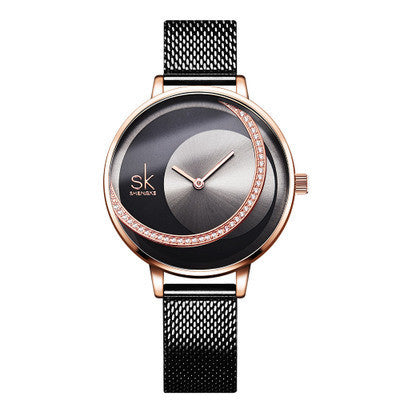 Rhinestone ladies watch