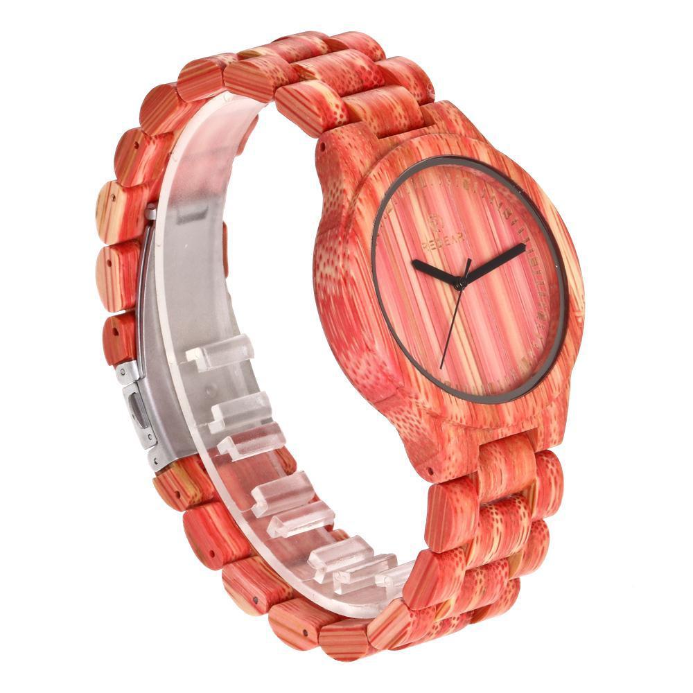 Orologio da uomo in bambù colorato, Orologio da donna in bambù colorato, Orologio da ragazzi in bambù colorato