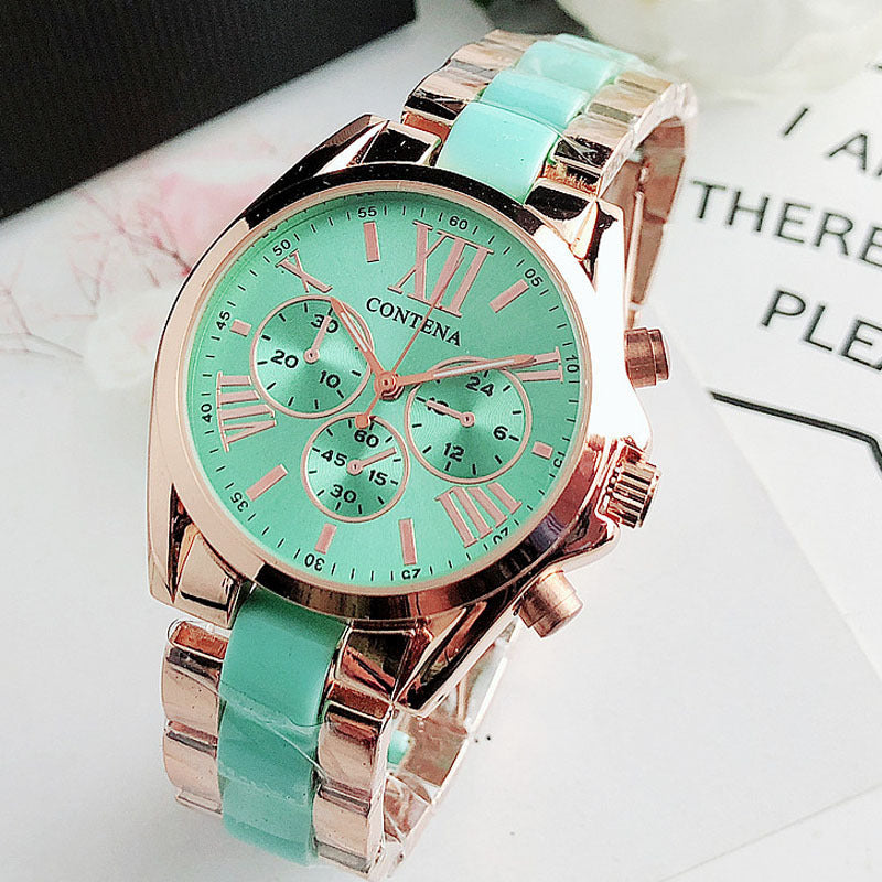 Fashion wristwatch for students, boys and girls, multicolor