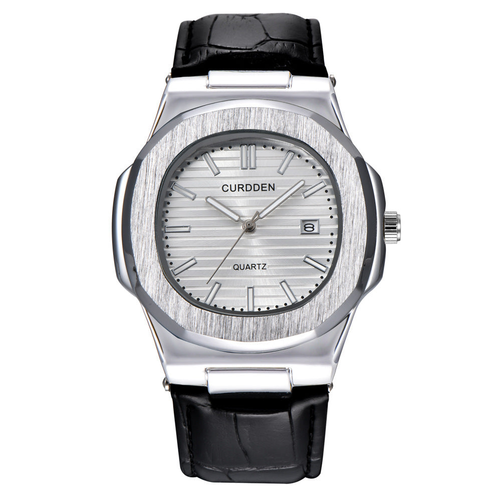 Watch Men's Belt Calendar Quartz Watch