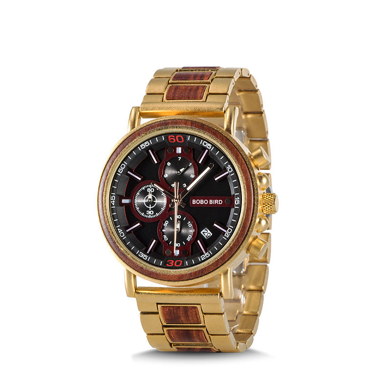 Youth Nightclub Fashion Cool Trend Business Wooden Watch