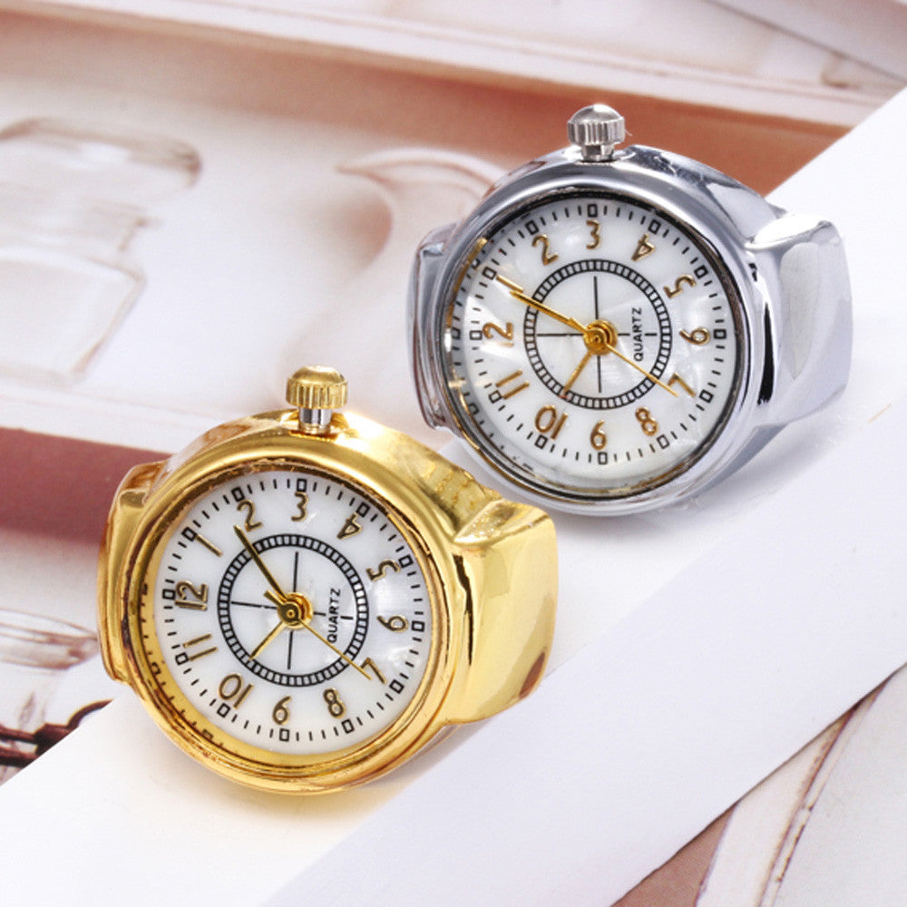 Gold Digital Ring Watch Student Watch Jewelry