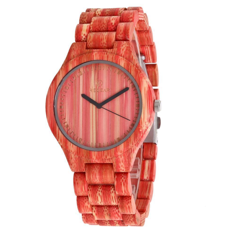 Orologio da uomo in bambù colorato, Orologio da donna in bambù colorato, Orologio da ragazzi in bambù colorato
