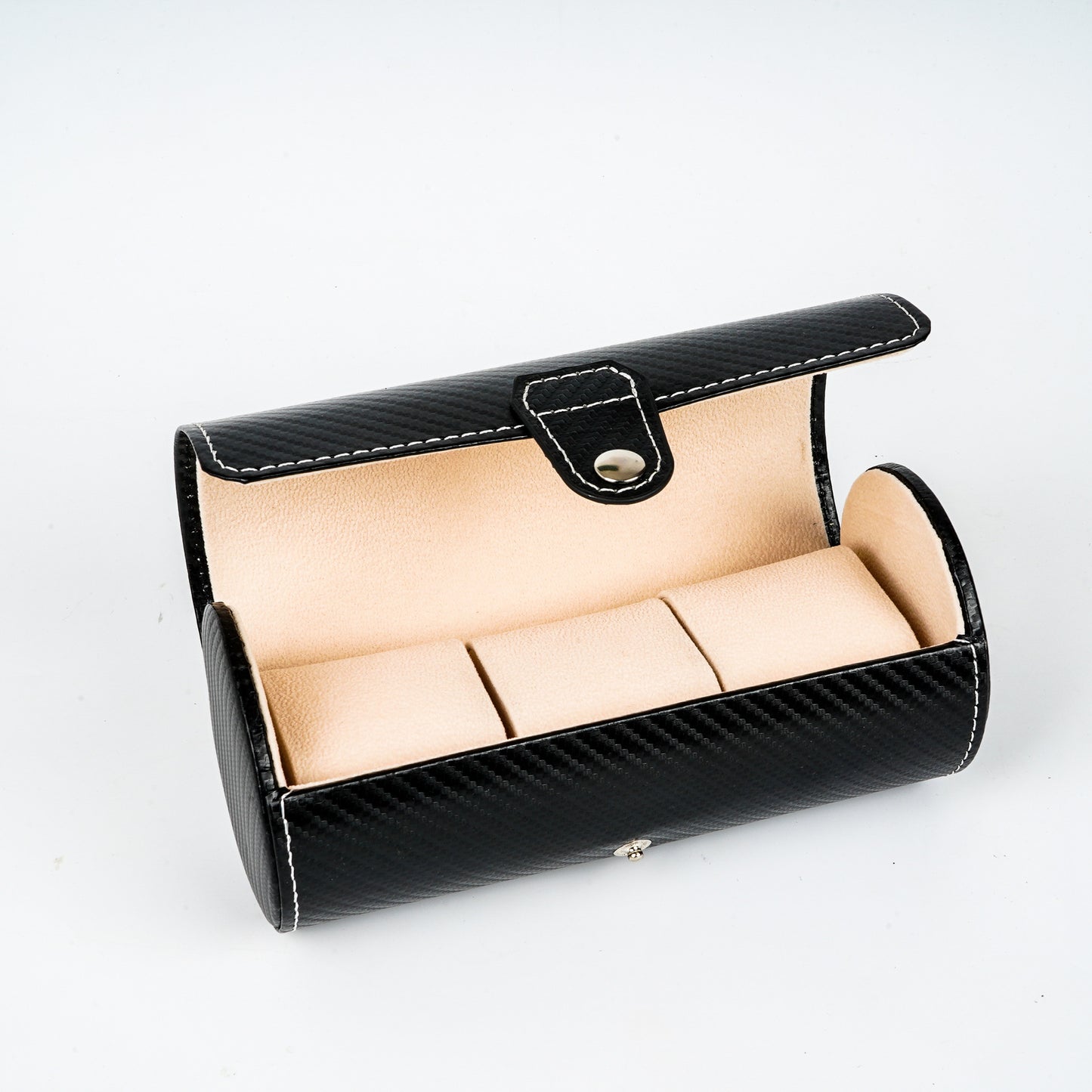 Cylinder 3-digit watch box