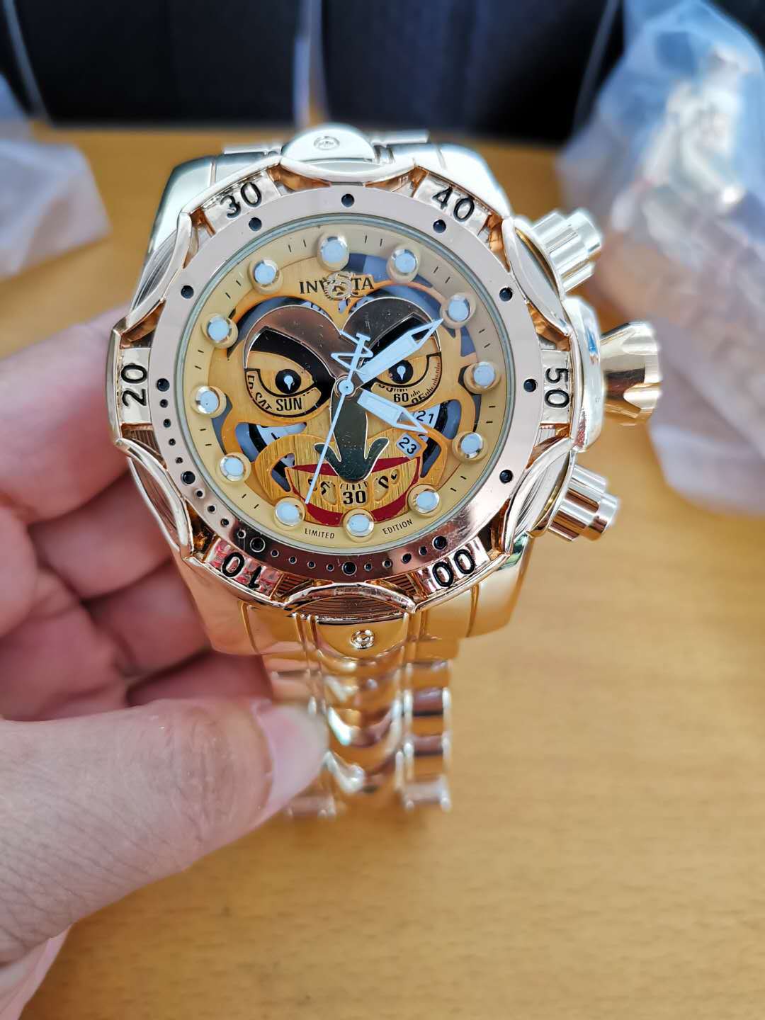 INVICTA Symphony Clown New Spot Brazil Hot Sale Invicta Series Men's Steel Belt Quartz Watch