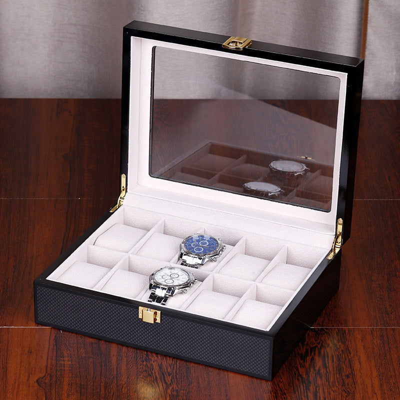 Baking Paint Watch Varnish Watch Storage Display Wooden Box