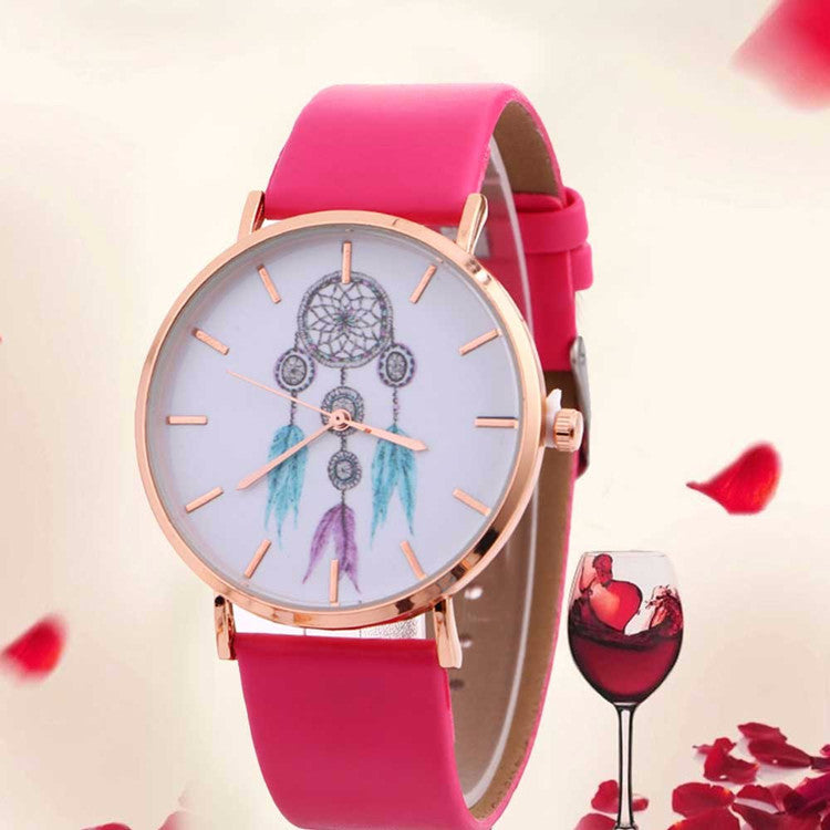Dreamcatcher pattern ladies quartz watch