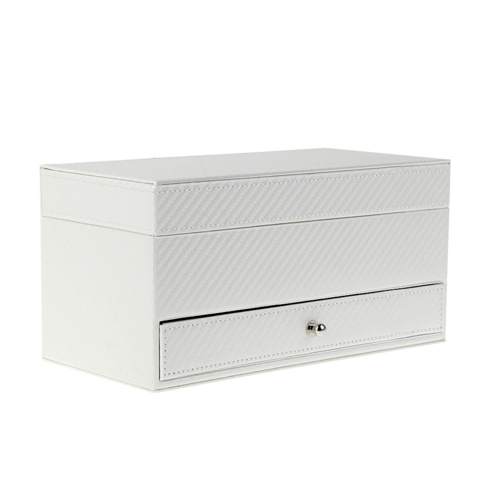 Carbon Fiber Double Jewelry Storage Watch Box