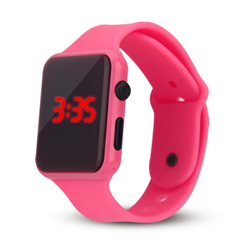 Compatible with Apple, LED kids square watch