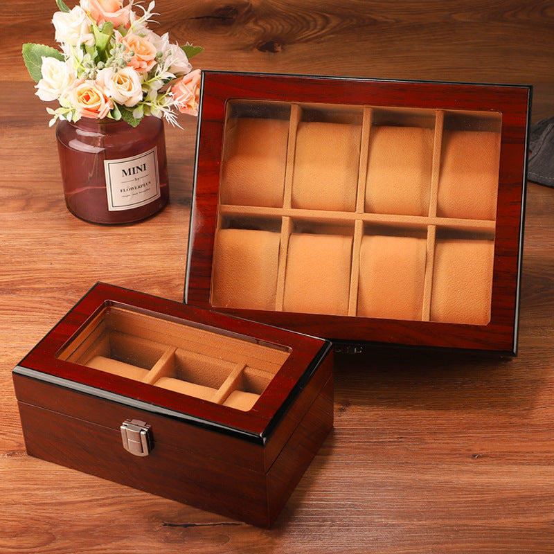 Multi-Position High-End Wooden Watch Box