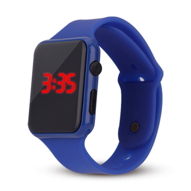 Compatible with Apple, LED kids square watch