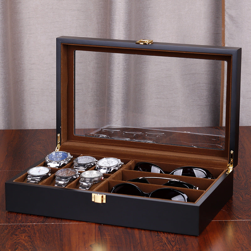 Baking Paint Watch Varnish Watch Storage Display Wooden Box