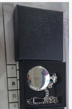 Double-open Two-sided Light Vintage Flip Mechanical Pocket Watch