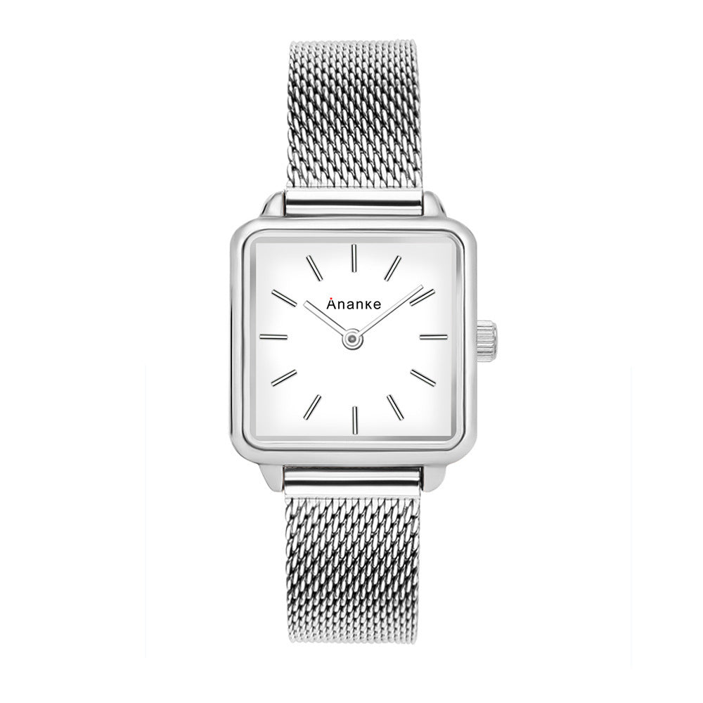 Waterproof Square Ladies Watch Movement