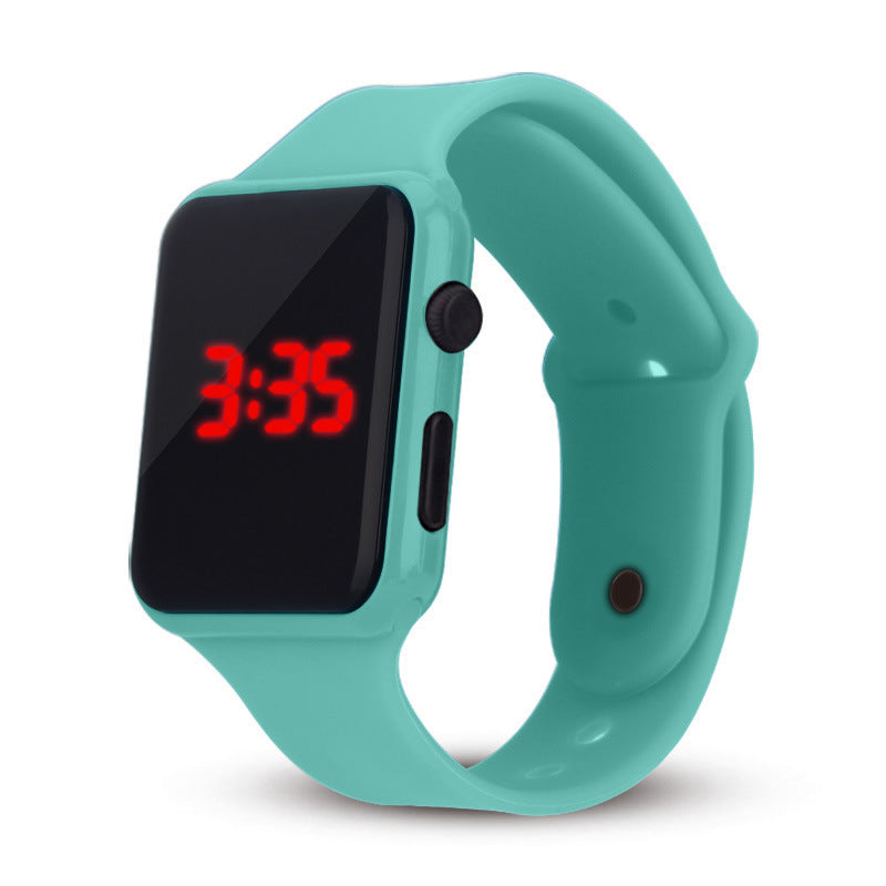 Compatible with Apple, LED kids square watch