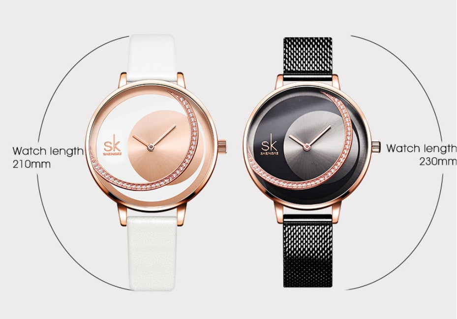 Rhinestone ladies watch