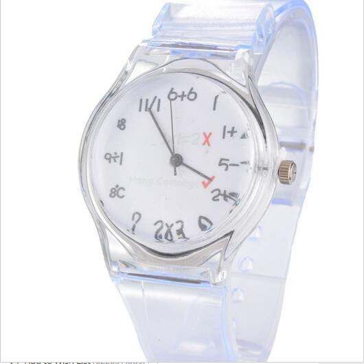 Plastic Transparent PVC Watch Small Watch Ladies
