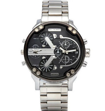 Large dial casual quartz watch