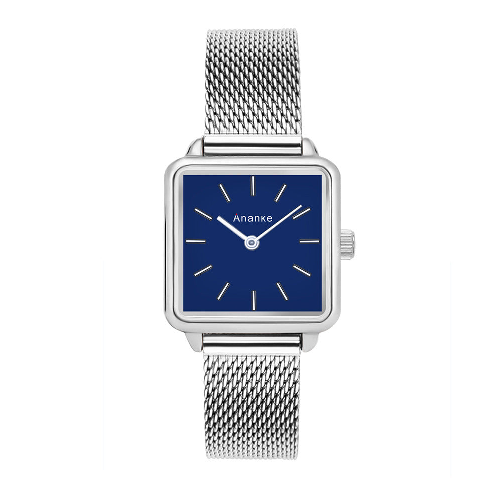 Waterproof Square Ladies Watch Movement