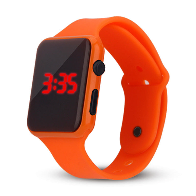 Compatible with Apple, LED kids square watch