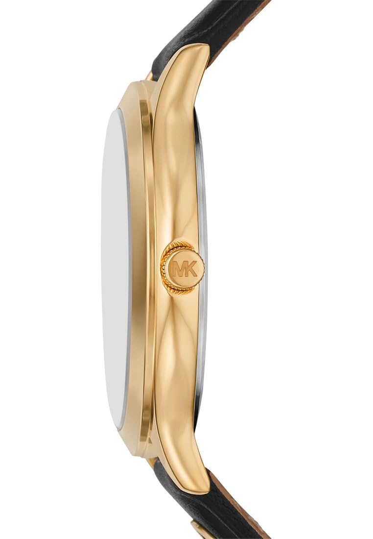 Michael Kors Orologio Slim Runway da donna, movimento al quarzo a tre lancette da 38 mm con cinturino in pelle