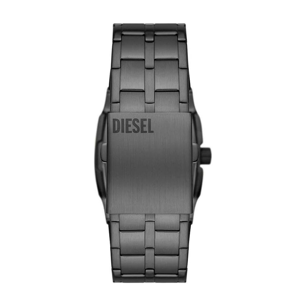 Diesel Orologio Cliffhanger da uomo, Movimento al quarzo a tre lancette con Cinturino in silicone, acciaio inox o pelle
