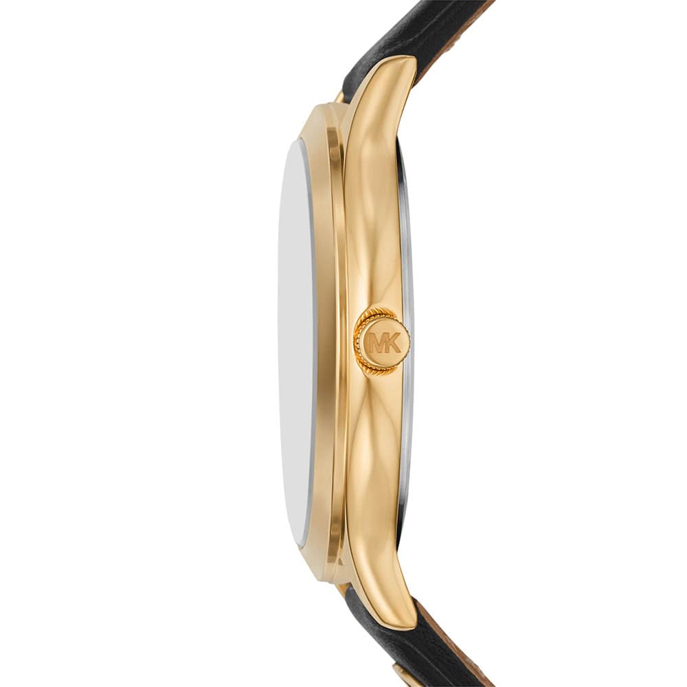 Michael Kors Orologio Slim Runway da donna, movimento al quarzo a tre lancette da 38 mm con cinturino in pelle