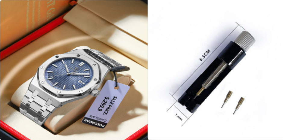 Men's Quartz Luminous Waterproof Watch
