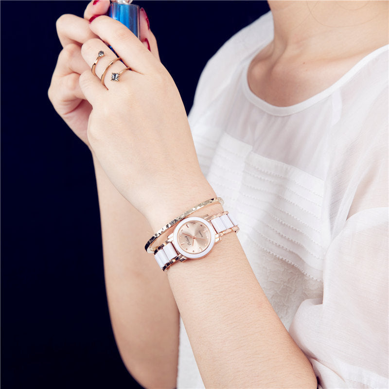 Quartz electronic ladies fashion watch