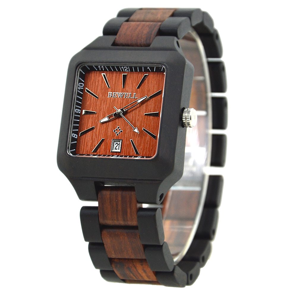Watch men's quartz watch custom European and American fashion jewelry bamboo tabl