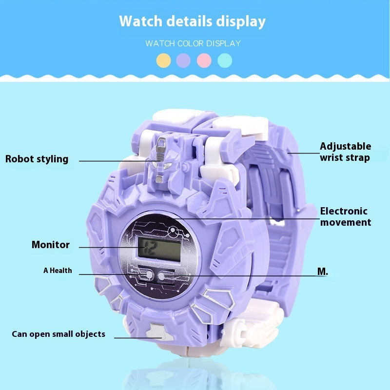Children's Deformation Robot Watch Garden Small Gift Reward Prize