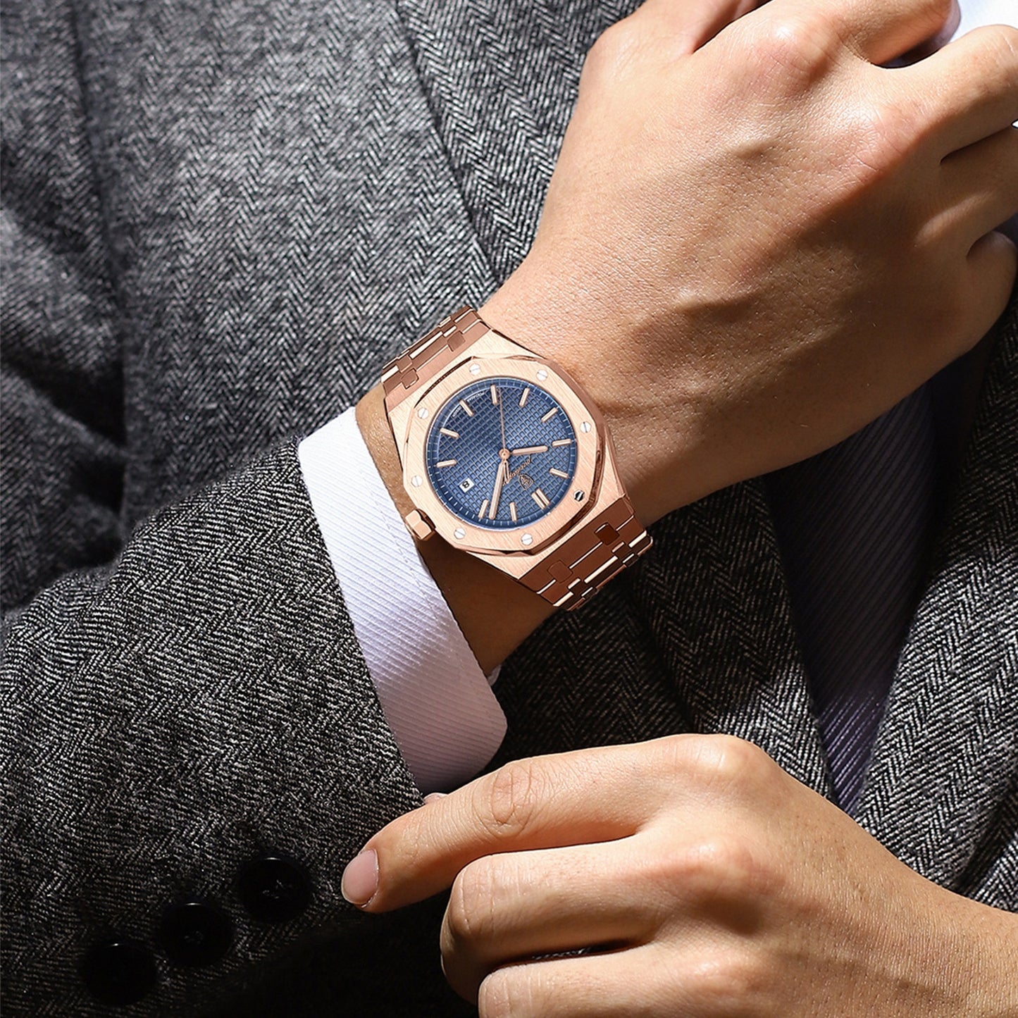 Men's Quartz Luminous Waterproof Watch