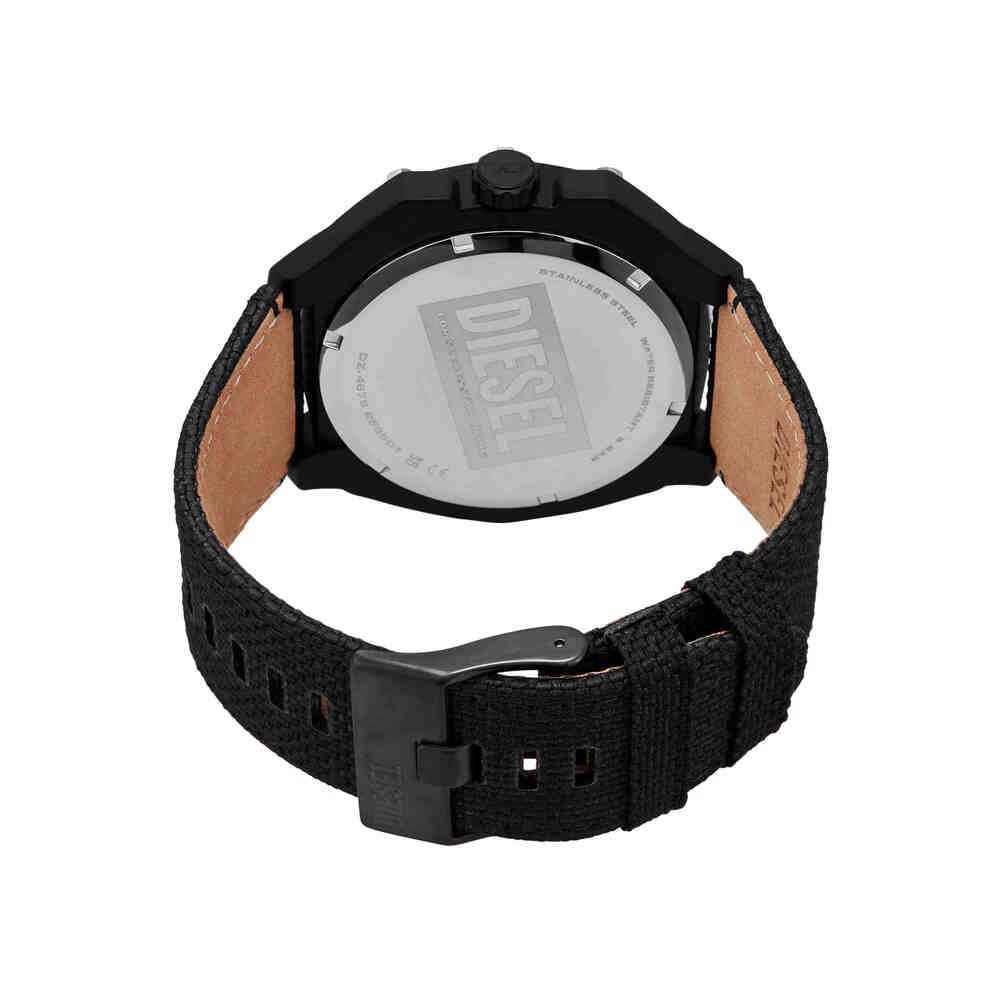 Diesel Framed orologio per uomo, Movimento al quarzo a energia solare con cinturino in silicone, acciaio inossiorologio perbile o pelle