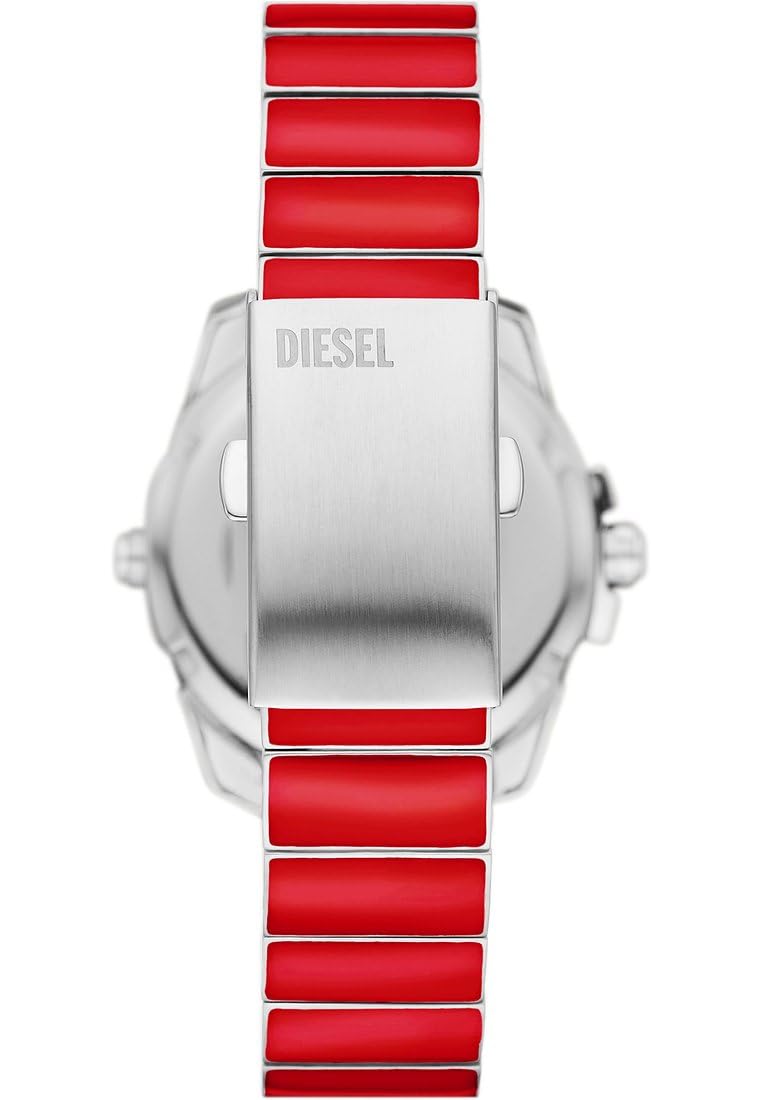 Diesel Orologio Baby Chief da uomo, movimento digitale con Cinturino in alluminio o acciaio inossidabile
