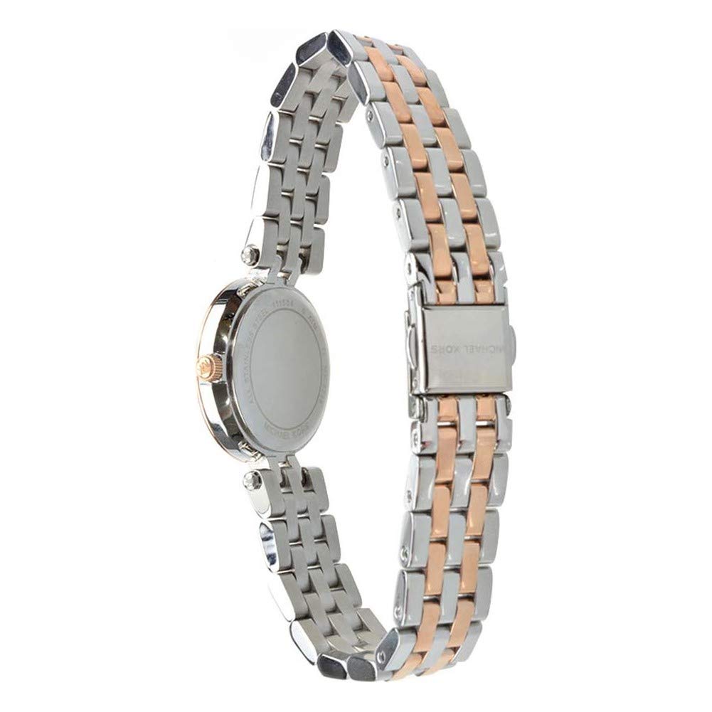 Michael Kors Orologio Darci per donna, Movimento al quarzo a tre lancette in tonalità argento con cinturino in acciaio inossidabile