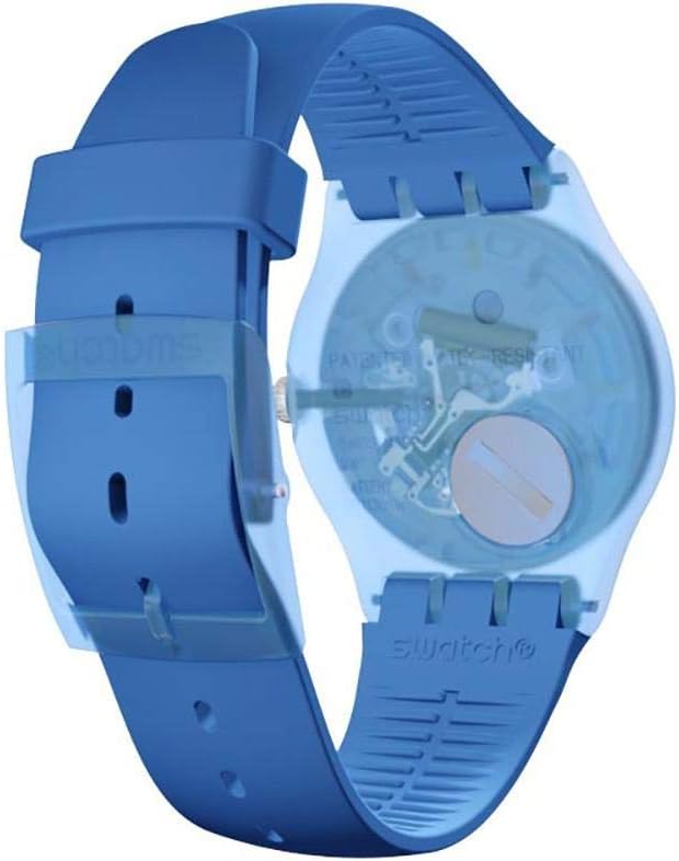 Swatch Orologio Analogico Quarzo Uomo con Cinturino in Silicone SUON125