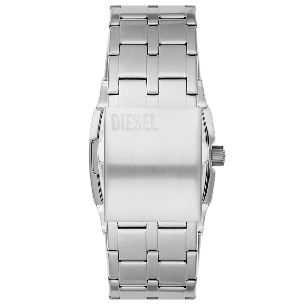 Diesel Orologio Cliffhanger da uomo, Movimento al quarzo a tre lancette con Cinturino in silicone, acciaio inox o pelle