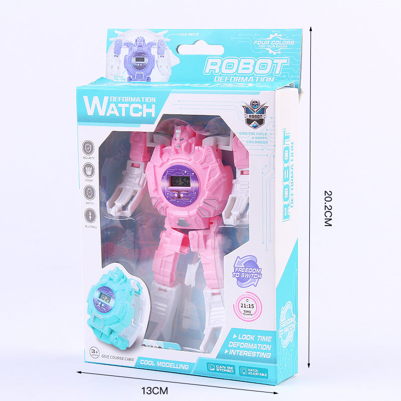 Children's Deformation Robot Watch Garden Small Gift Reward Prize