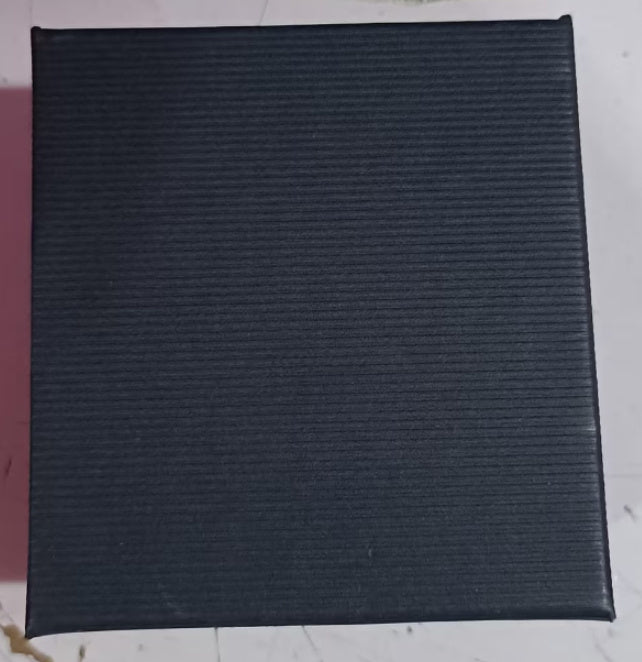 Household Simple Striped Square Watch Box