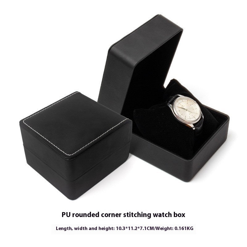 Premium Black Watch Box PU