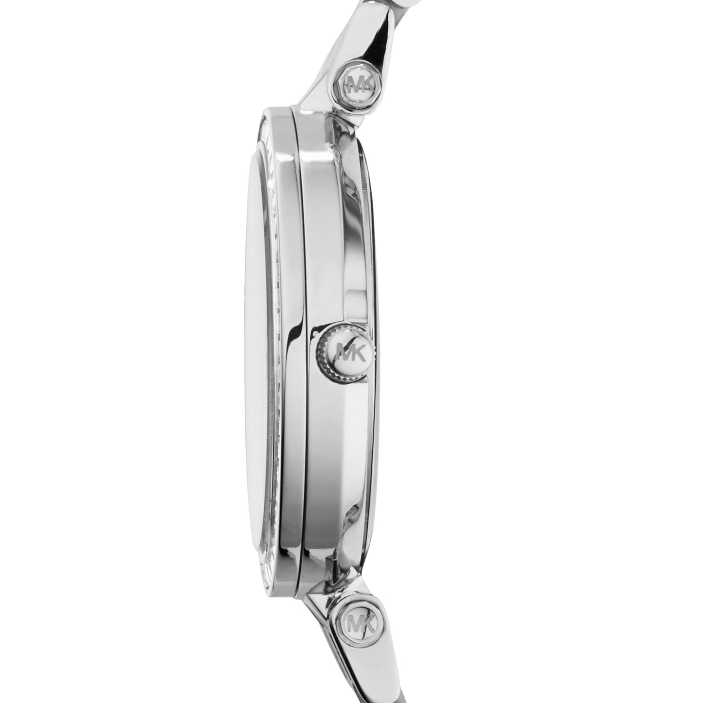 Michael Kors Orologio Darci per donna, Movimento al quarzo a tre lancette in tonalità argento con cinturino in acciaio inossidabile