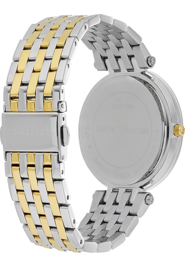 Michael Kors Orologio Darci per donna, Movimento al quarzo a tre lancette in tonalità argento con cinturino in acciaio inossidabile
