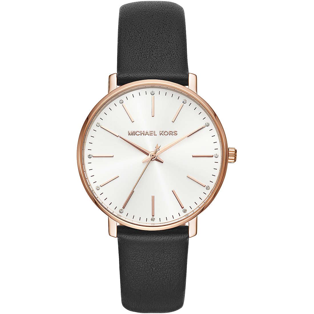 Michael Kors Orologio Pyper per donna, Movimento al quarzo a tre lancette con cinturino in pelle